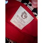 Spartina 449 Satchel Crossbody Bag Black Houndstooth Purse Photo 5