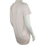 LC Lauren Conrad Lauren Conrad Coral White Striped 'Sunkissed' Short Sleeve T-Shirt Medium Photo 7