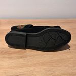 Allyson Whitmore Embroidered Holiday Christmas Wreath Size‎ 8 Velvet Flat Shoes Black Photo 6