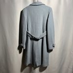 Marvin Richards VTG Womens Light Blue Boucle Tweed Button Up Coat Size 10 Photo 1