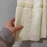 Lewit Yellow Pleated Swing Tank Top Crinkle Babydoll S Photo 6