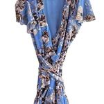 Alexis Melyssa Geogette Dress in Blue Floral Photo 0