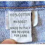 Bill Blass Vintage  Italy High Rise Mom Jeans Blue 100% Cotton Size 8 Photo 6