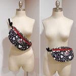 Brighton  Endless Love Belt Bag Black White Hearts Crossbody Fanny Pack Photo 2