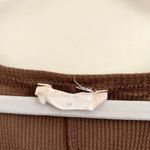 Anthropologie Altar'd State Brown Waffle Knit V-neck Long Sleeves Sweater Medium Photo 1