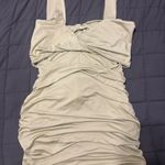 Green cutout mini dress Photo 0