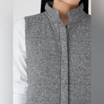 Eileen Fisher Organic Cotton Hemp Vest Gray Easy Fit Cropped Length Size Medium Photo 1