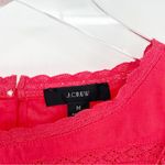 J.Crew Eyelet Ruffle Tank Top M Orange Photo 4