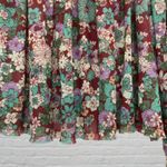 Free People Raisin Combo Floral Mesh Balloon Sleeve Crop Top | Size S Photo 12