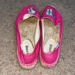 Soludos Elephant Embroidered Platform Espadrilles Pink 7.5 Photo 4