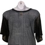 Noelle black mesh swim coverup Black Size undefined Photo 5