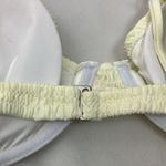 Poseshe Butter Yellow Seersucker Textured Bikini Set women’s size 18 Photo 4