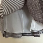 Harolds Harold’s Vintage Taupe Patchwork Striped Linen Skirt Photo 3