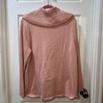 Karl Lagerfeld Paris Blush Pink Funnel Neck Sweater Pullover w/Kangaroo Pckt-XL Photo 5