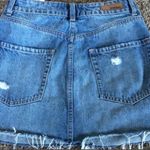 Garage  Distressed Mini Denim Skirt XS Photo 1