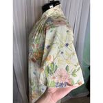 frolicking dress house coat floral pastel yellow Size L Photo 5