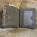 Fossil  Tessa Bifold Lead Leather Outside Zip For Change . Inside Bills/Cards/ID Photo 2