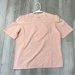 Cottagecore Embroidered Top rose bib womens Pink small vintage peasant romantic Photo 3