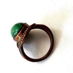 Copper tone green ring Brown Photo 4