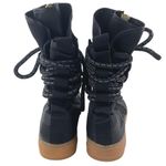 Nike SF Air Force 1 Womens Black High Top Zipper Rope Trainers Sneakers Boots 12 Photo 2