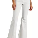 Tinseltown - White High Waisted Flared Pants Photo 0