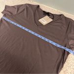 ALLSAINTS NWT All Saints Emelyn Tonic Tee Faded Black Cotton V Neck Women's Size XL Photo 6