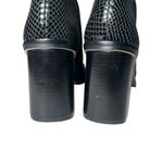 MIA Y2K Black Boots Womens 6.5 Leather Chunky Block Heel Square Toe Brazil Photo 3