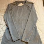 Under Armour  Grey Long Sleeve Shirt With Open Back Photo 0