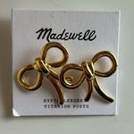 Madewell Gold Bow Earrings Photo 2