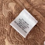 Yoana Baraschi Vintage Tan Linen Bohemian Floral lace Cut Out Blazer Jacket Size 10 Photo 6