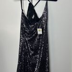 Free People Intimately Gold Rush Sequin Dress in Black NWT Photo 1