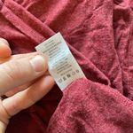 Zyia  Red / Burgundy / Maroon Swirl Low Tie Back Athletic Workout Tank in Small Photo 10