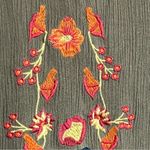 Staccato Womens  Olive Green Floral Embroidered Sleeveless Mini Dress Size Medium Photo 1