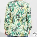 Torrid  NWT Green Textured Knit Surplice Puff‎ Sleeve Babydoll Top size 0X 12 Photo 1