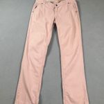 Pilcro and the Letterpress Anthropologie Pilcro Chinos Pants 31x28 Womens Pink NO 27 Low Rise Trousers Boot Photo 0