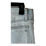 Madewell  Essen Wash Maternity‎ Side Panel Relaxed Mid Length Denim Shorts 24 NWT Photo 6