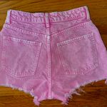 ZARA Jean Shorts Pink Photo 3
