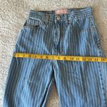 Revice Denim  Women's 26 Railroad Stripe Venus Flare Jeans Light Wash Star Back Photo 7