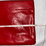 Clutch purse with wrist strap, zipper closure red Photo 6