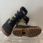 J.Crew  Women’s Snow Boots Grey Yellow Plaid Photo 6