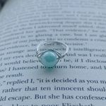Handmade wire wrapped ring with gemstone! Silver Photo 0