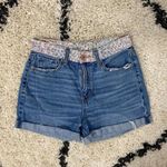 American Eagle Floral Waistband Mom Shorts Photo 6