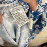 SheIn floral ruched sides knot front stretchy bodycon blue dress Size XLarge NEW Photo 9