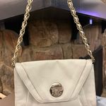 Bag White Leather Shoulder Bag by Elliott Lucca A BEAUTY!! Clean Photo 2