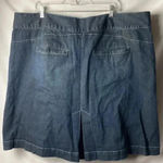 Lane Bryant NWT WO SIZE 26 DENIM MIDI DENIM SKIRT PLEATS POCKETS Photo 7
