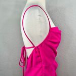 Amanda Uprichard Jasalina Ruched Mini Dress Hot Pink Photo 5