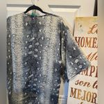 Women's Snake Print Fashion Kimono, Size M Gray Size M Photo 3
