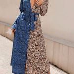 Leopard Dress Multi Size 4 Photo 0