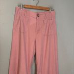Anthropologie  Maeve The Colette Cropped Wide Leg Pants Lavender Size 29P‎ Photo 7