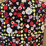 Equipment  Janna 100% Silk floral grid print silk sleeveless shirt dress Size SP Photo 6